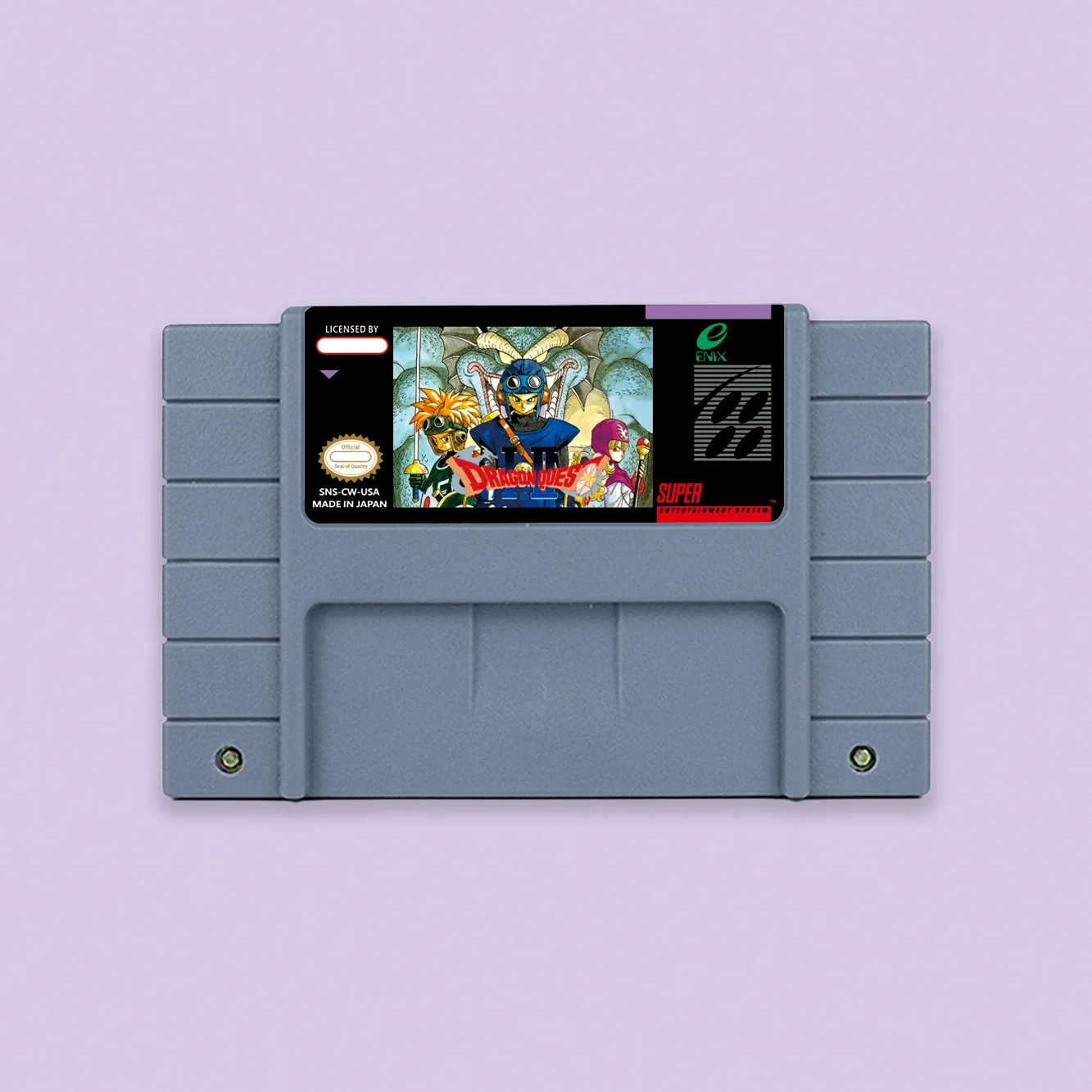 Tillbehör Dragon Quest 12 3 5 6 RPG -spel för SNES 16 -bitars USA NTSC eller EUR PAL -videospelkonsoler