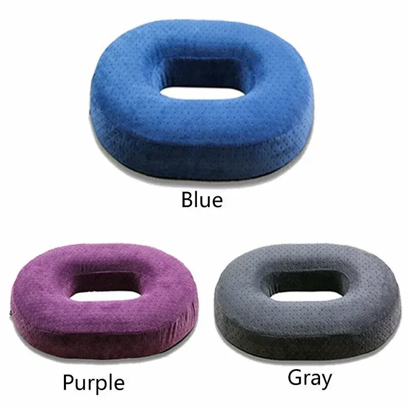 2024 Pain Relief Memory Foam Comfort Donut Ring Chair Seat Cushion Pillow for Pregnant Woman Sedentary People Travel Office Sure, here are 3