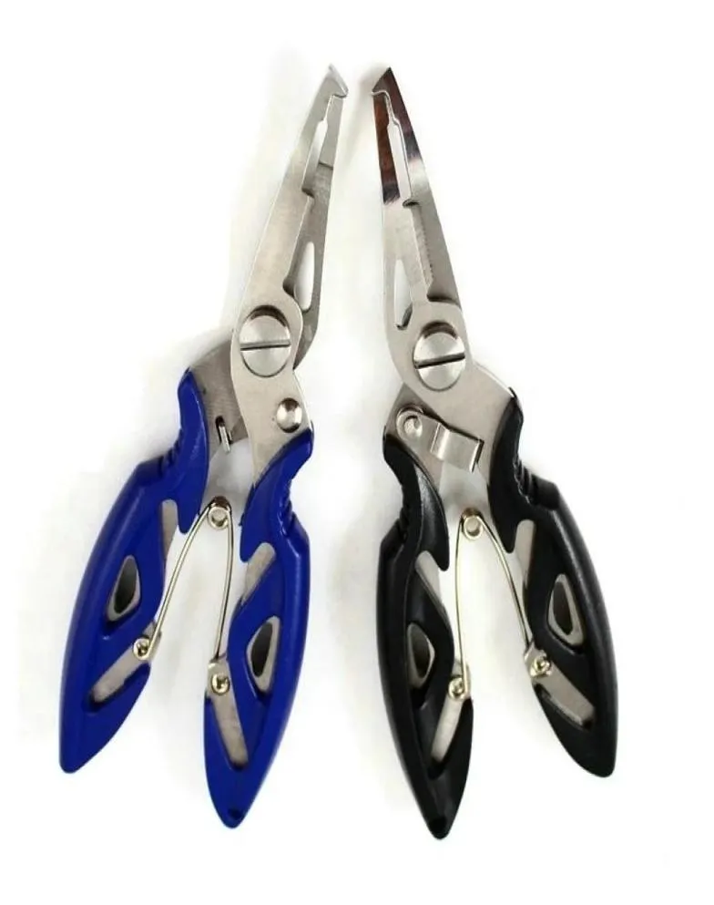 Fiske tång sax Braid Line Lure Cutter Hook Remover etc tackle Tool Cutting Fish Use Tongs Multifunction Scissors3608053