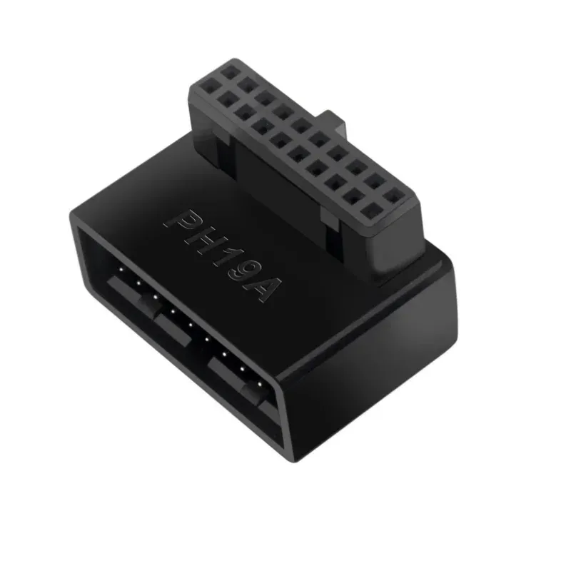 ATX 24pin ATX 90 degrés 24 broches à 24 pin Adaptateur de bouche d'alimentation Connecteurs d'alimentation de carte mère Connecteurs d'alimentation modulaire