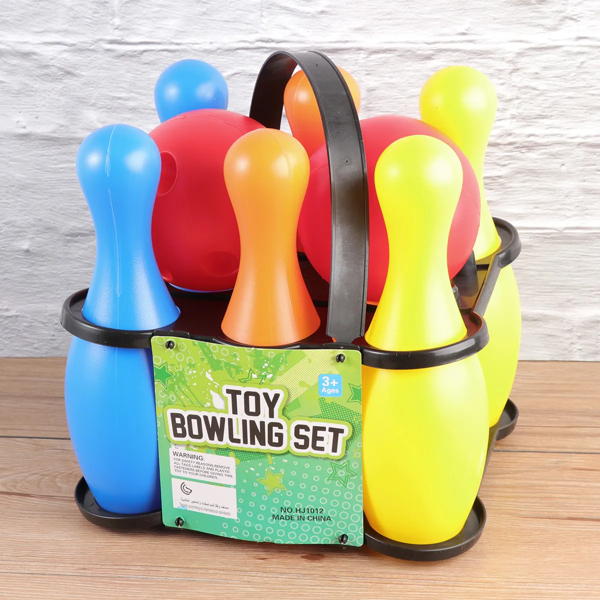 Bagima Bowling Set Enfant – 10 Quilles + Boule – Jeu Éducatif Intérieur/Extérieur, Développe Coordination Et Motricité – Dès 3 Ans