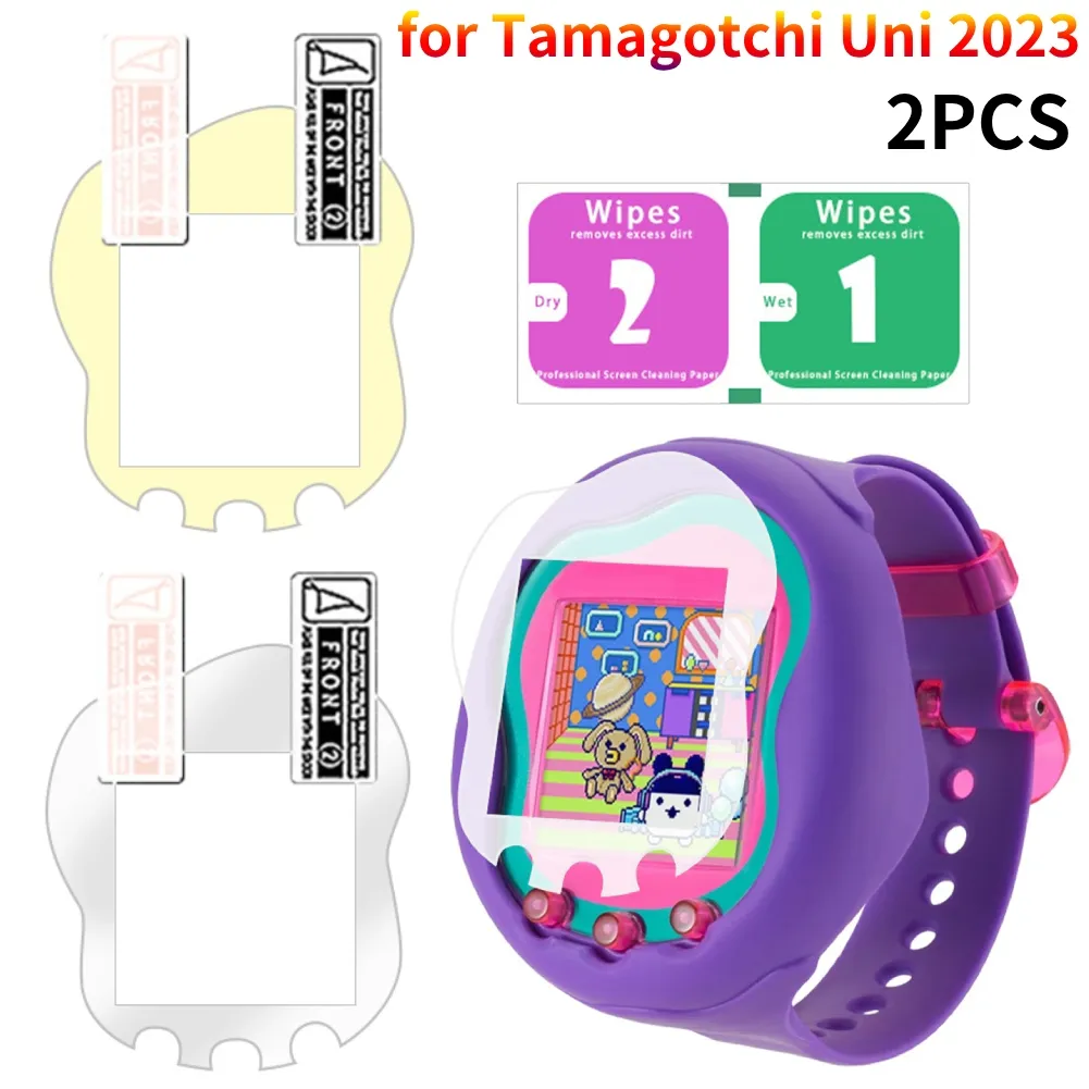 6 Protections D'écran Pour Tamagotchi Connection - Film TPU Ultra-fin, Anti-rayures Et Anti-bulles, Transparent