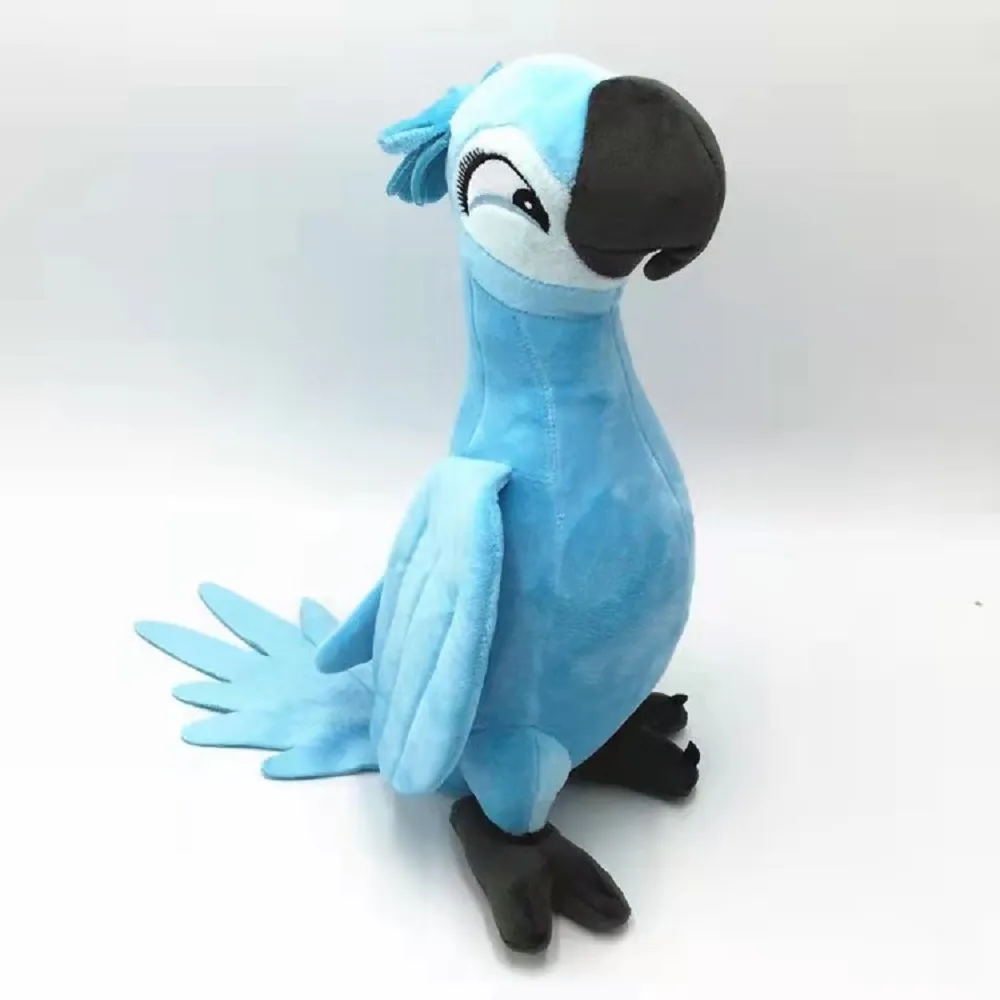 ✓ DHgate 박제 앵무새 장난감 : 35cm Rio 2 Macaw Blu Jewel Plush Dolls 귀엽고 부드러운, 파란색  앵무새 새 박제 동물, 12 인치 박제 동물 완벽한 어린이 생일 크리스마스 선물 | 신상품 기타 새 용품