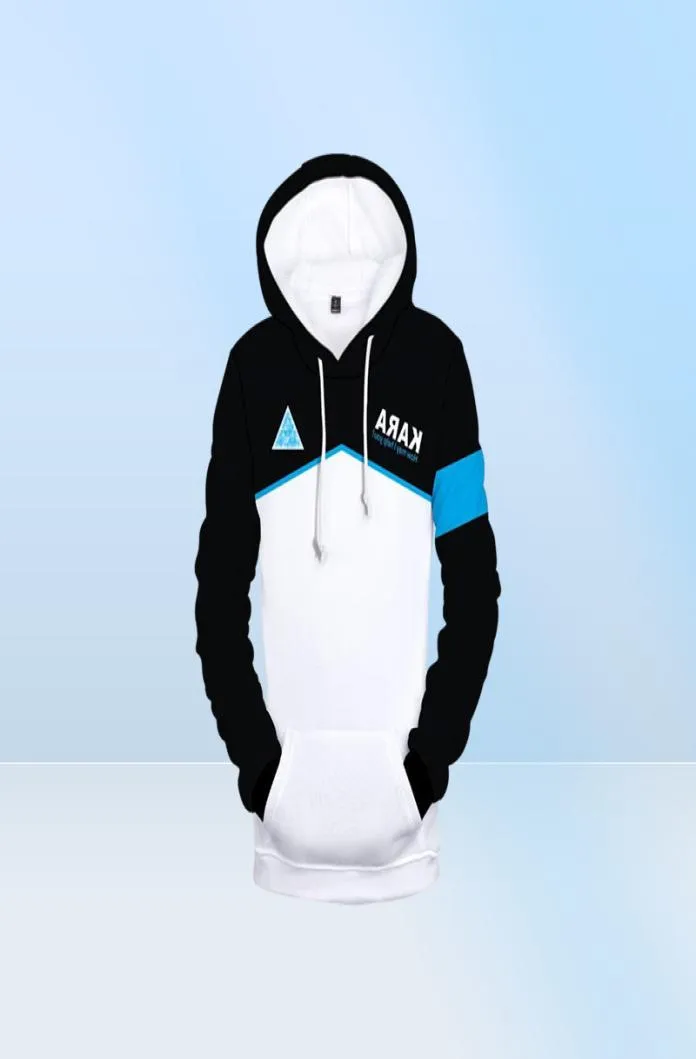 Become Human Detroit 3D Mens Sweatshirts Winter Warm Hooded Hoodies Designer Clothig5237220