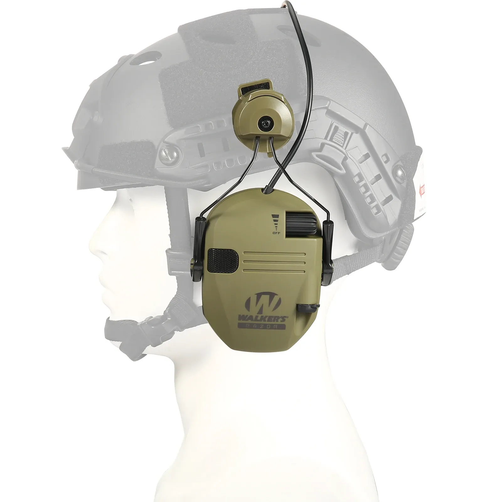 headphones that mt to fast helmet TAC-SKY C3 Tactical Headset Rail Version with kenwoodPTT Silicone Earmuffs Noise Reduction Coyote Brown(military) Earphone material How to Wear a Headset