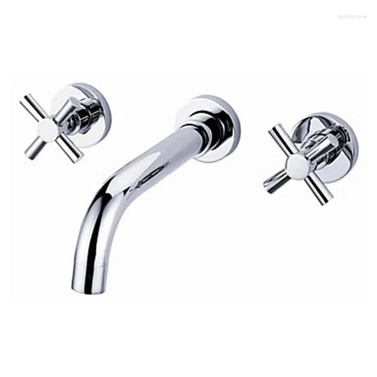 Bathroom Sink Faucets Copper And Chrome Color Antique Dark Into The Wall Of Cold Water Basin Dragon Double Faucet