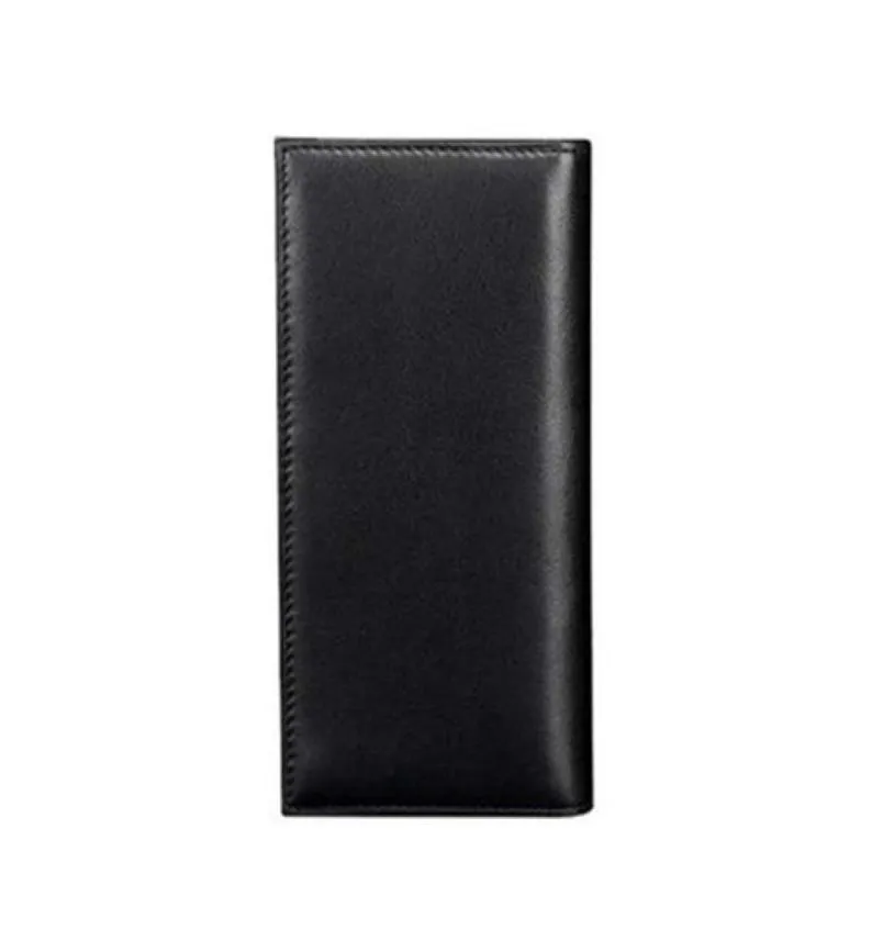 Wallet First Layer Cowhide Leather Men Business Long Vertical Men039s Suit clip Card Bag7684859