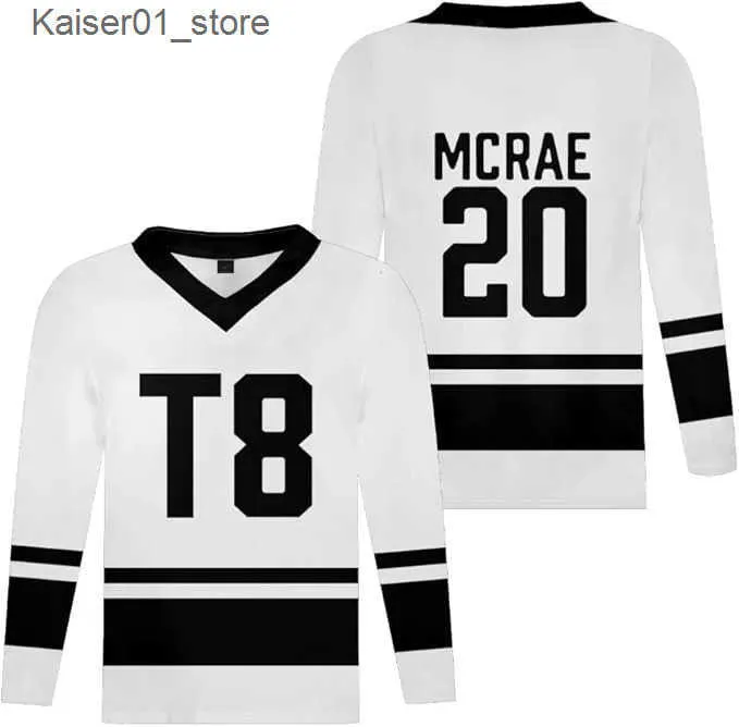 Tate McRae Merch T8 Hockey Murch Unisex Breathable V-neck