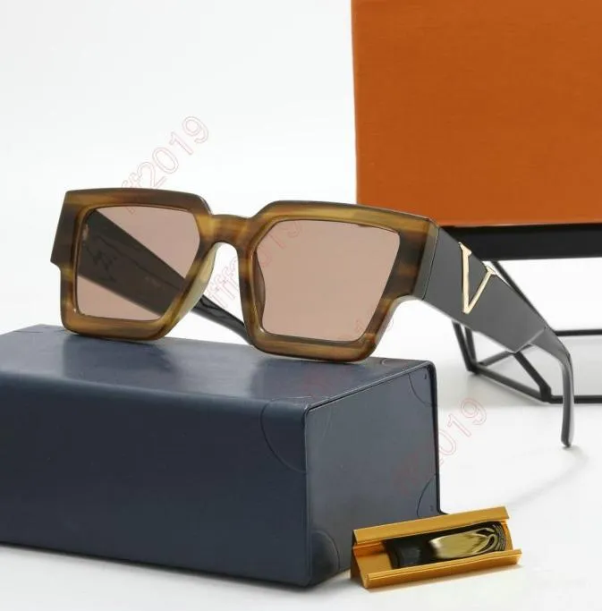 2022 Clash Square Sunglasses Flat Top Sunglasses Men Women Brand Designer Square Shades Gradient Match Sun Glasses Men Cool One Pi4153200