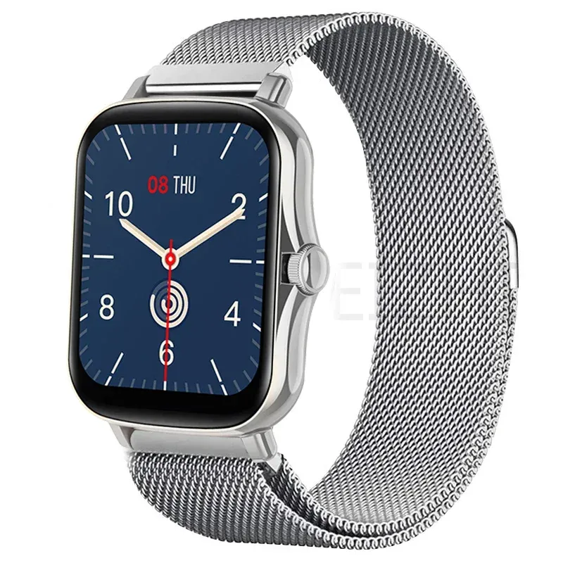Metal Magnetic Loop for Amazfit GTS 4 3 2e Mini Stratos 3 2 GTR 4 3 Pro 2e Bip U S Lite 20mm 22mm Stainless Steel Watch Band Strap Colors