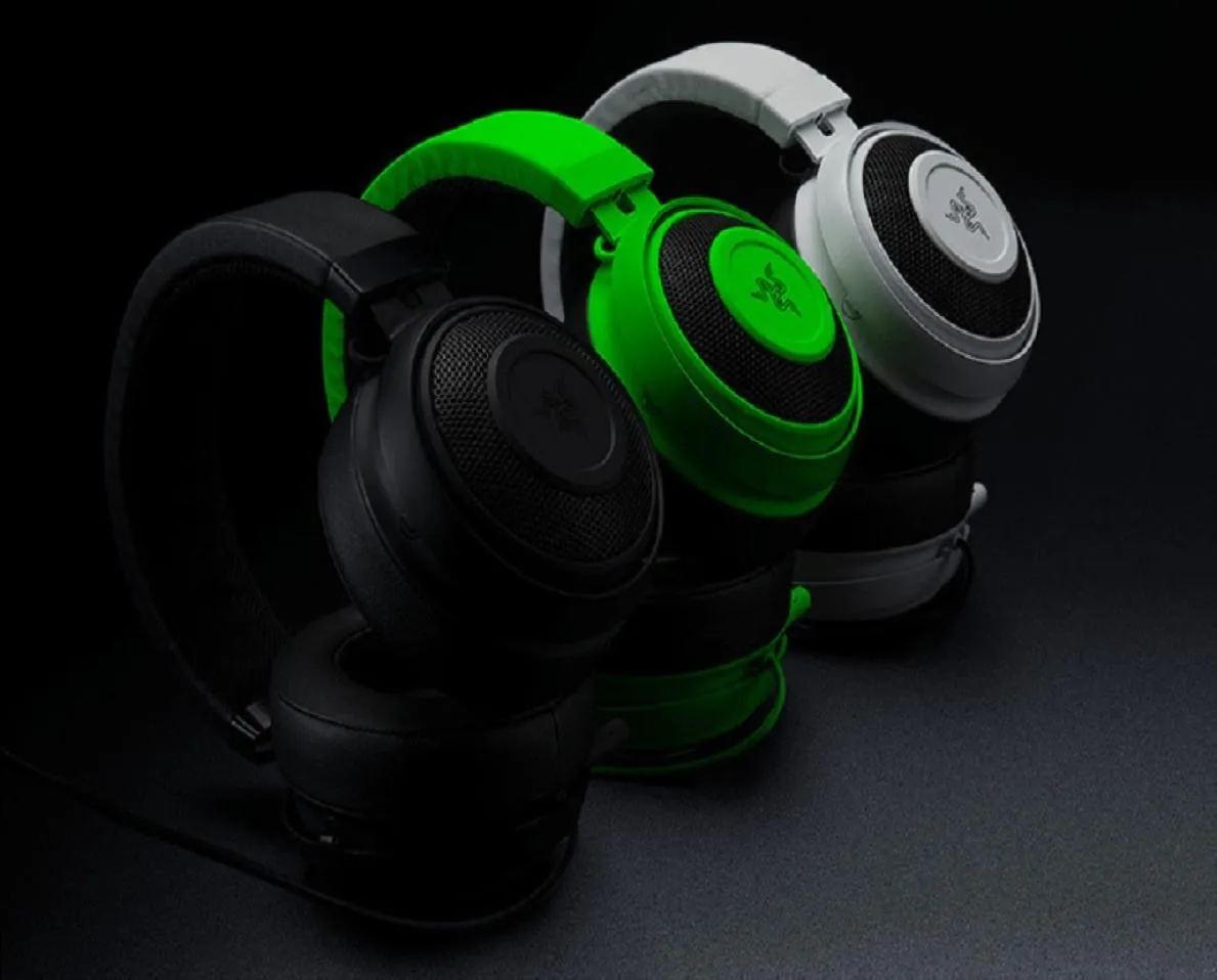 Górne słuchawki Razer Kraken Pro V2 słuchawki bezprzewodowe słuchawki Bluetooth Earbuda dźwięku Zestaw słuchawkowy TWS Sports BluetoothEarphone1079514