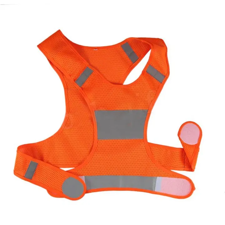 Visibility Reflective Vest Outdoor Safety Vests Cycling Vest Working Night Running Sports Outdoor Clothes Home Clothing 