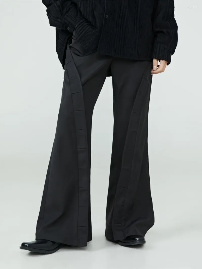 Minimalist Men s Loose Fit baggy tracksuit bottoms with Wide Leg Pants Bootcut Trousers and Simple Fit for Spring and Autumn