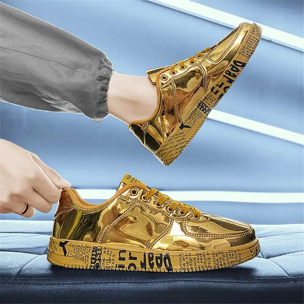 Bulk Mens Vulcanized Gold Tennis Shoes Large Dimensions  display picture 3