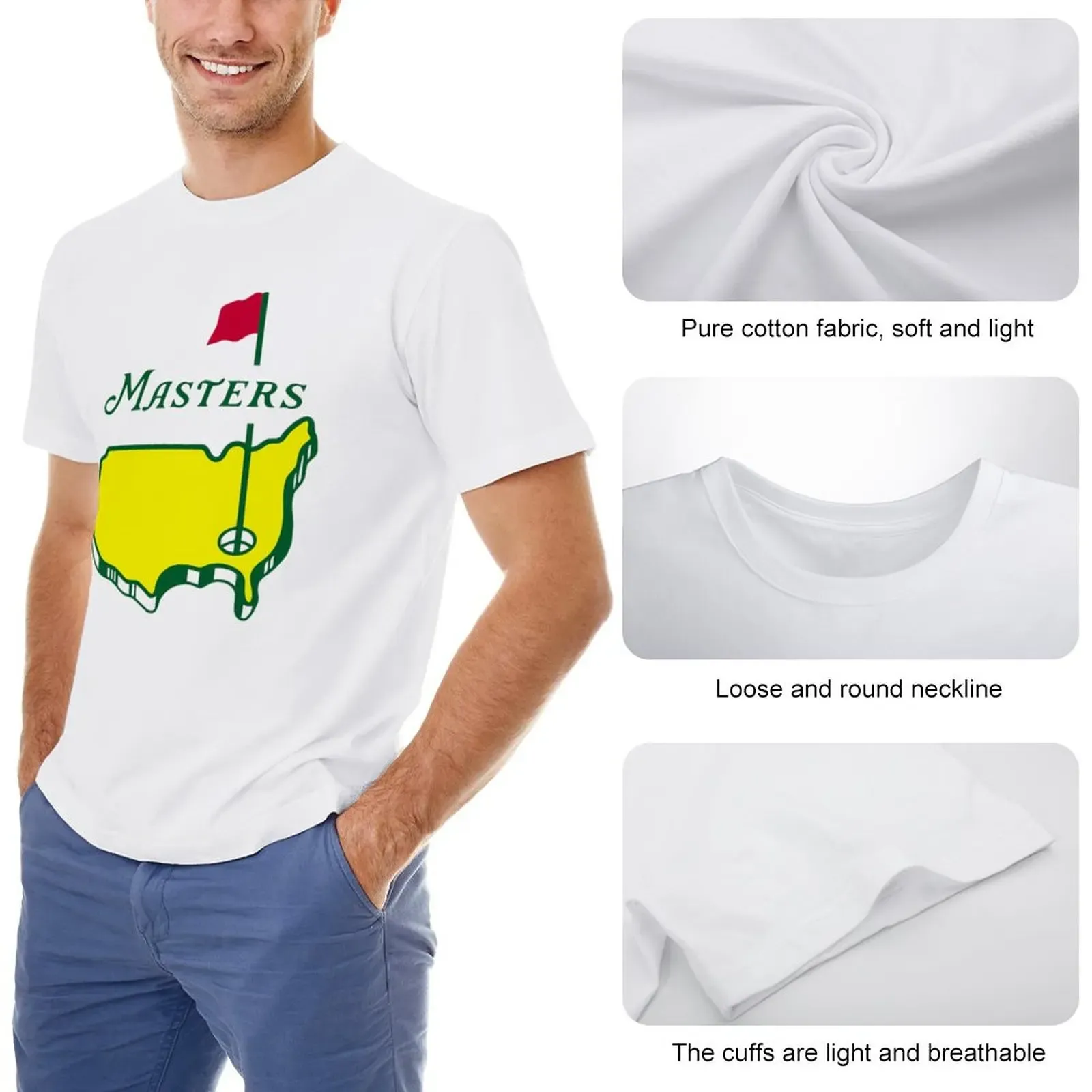 Augusta Masters T-Shirt | Mens Short-Sleeve Cotton Tee