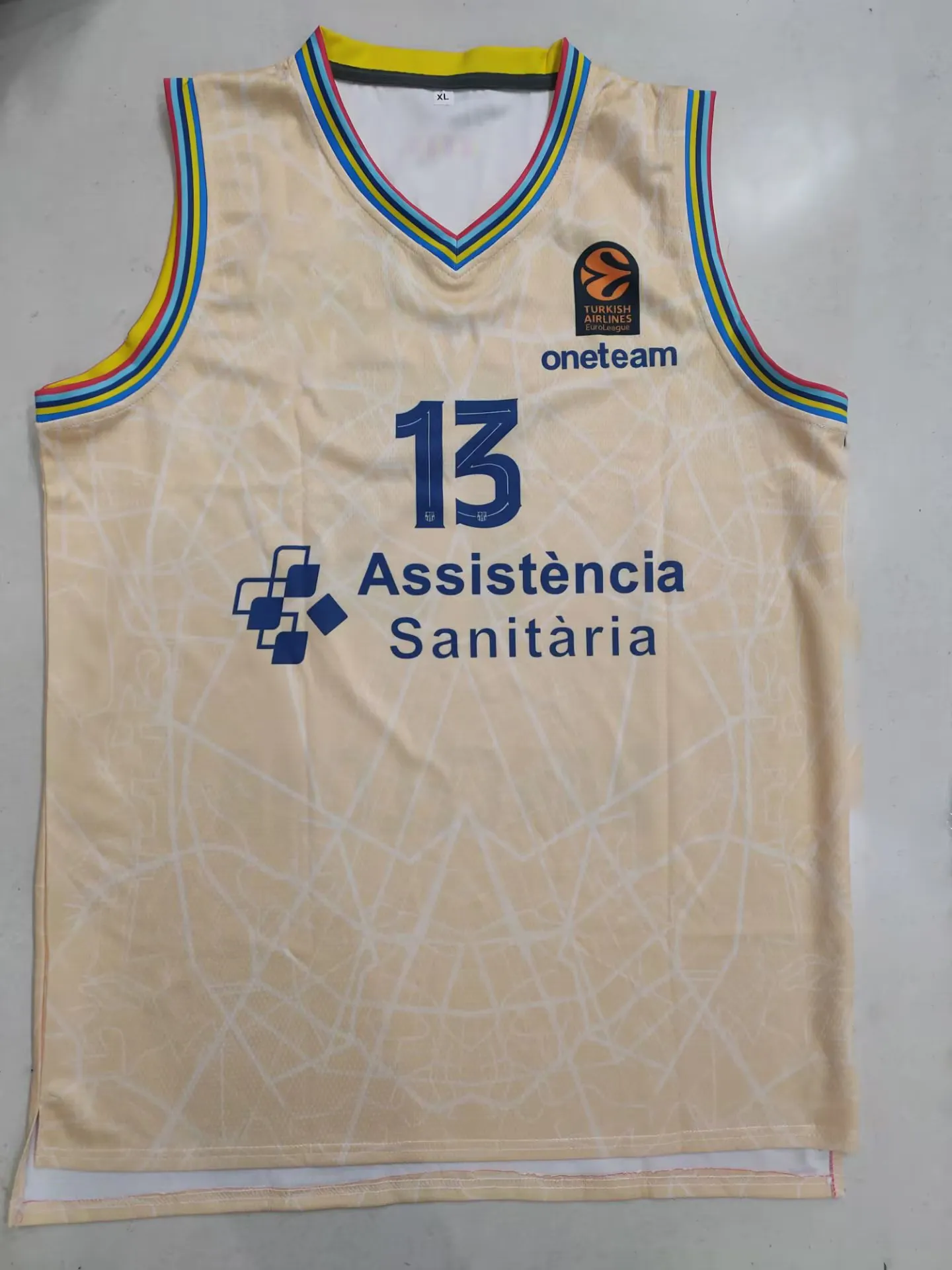 2022-23 Away uniform #13 SATORANSKY #10 KALINIC #20 LAPROVITTOLA basketball jersey customized with any name and number