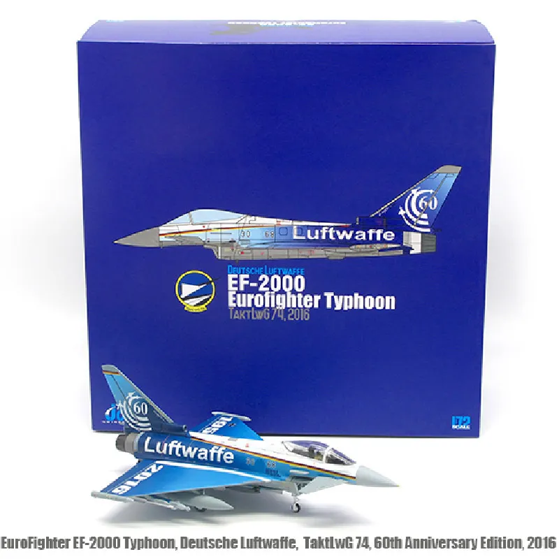 1:72 Ölçekli Alman Hava Kuvvetleri Eurofighter Typhoon Döküm