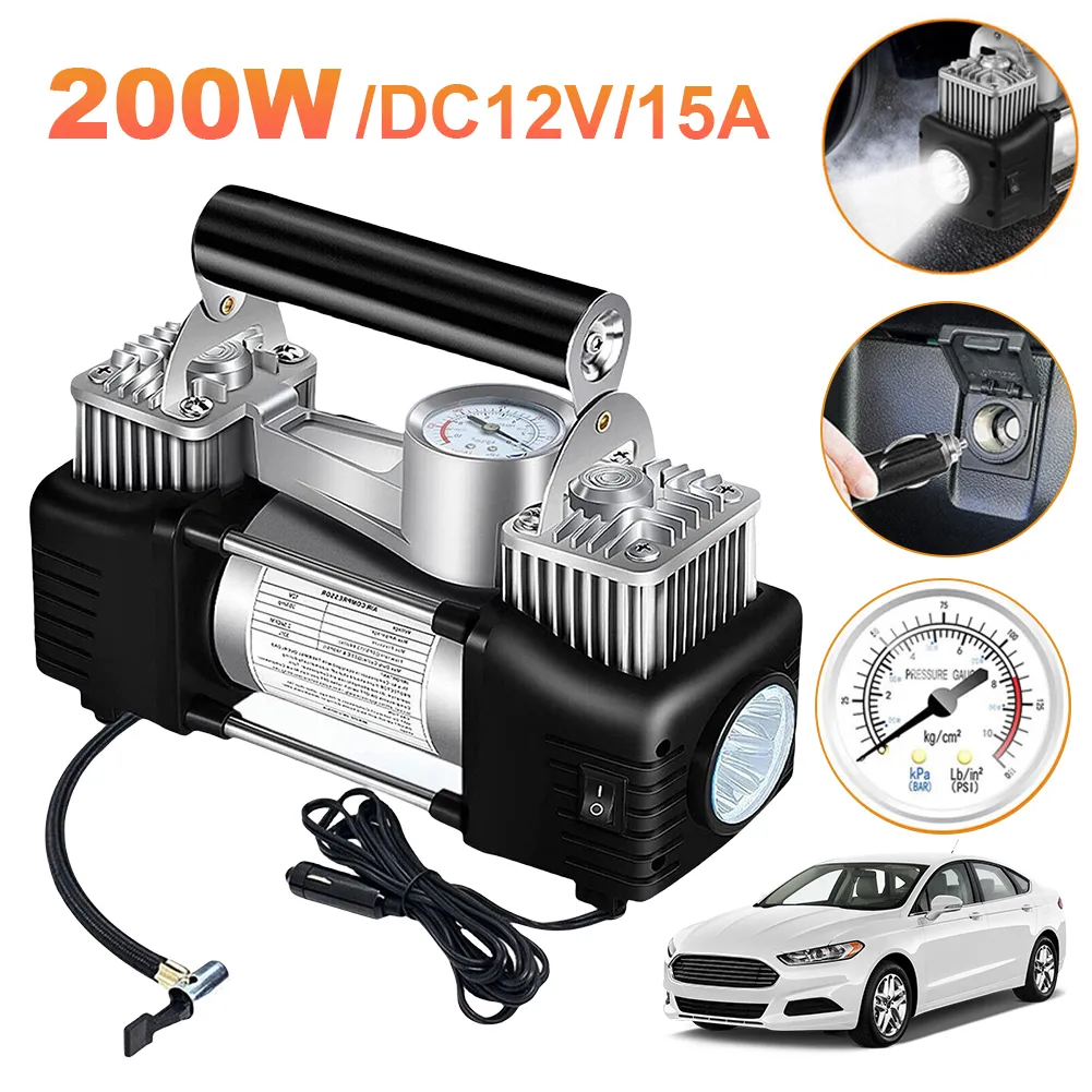 LeDivilCompresseur d'air 150PSI ,Gonfleur de pneu de voiture,Pompe de gonflage de pneu 12V