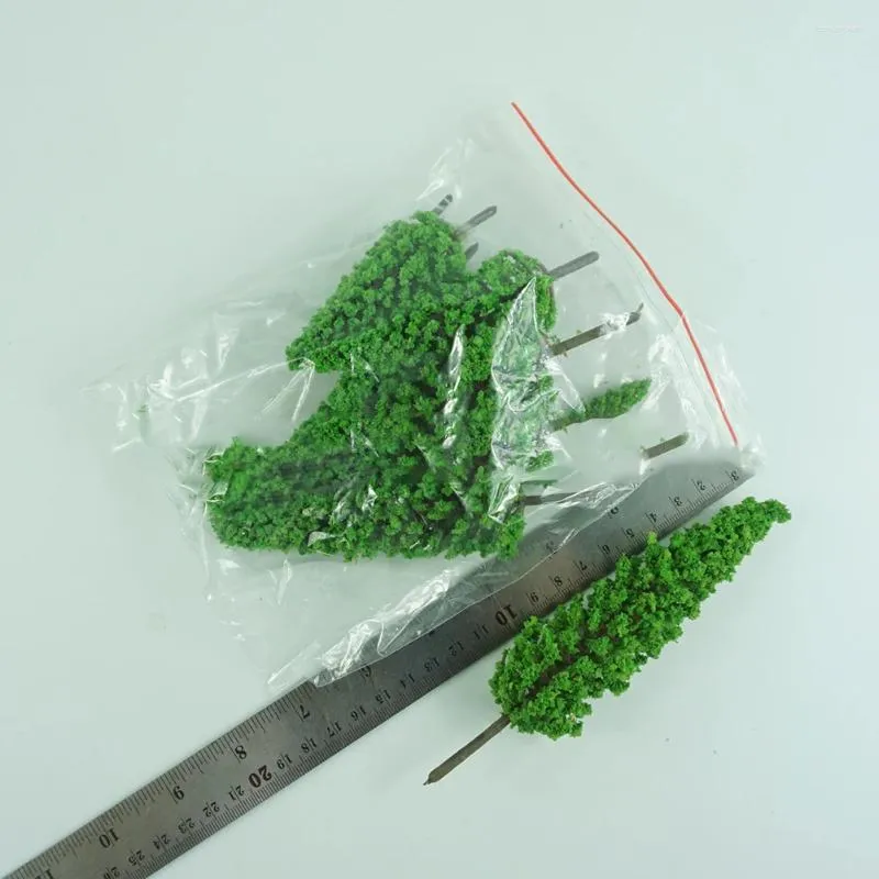 Fiori decorativi 10pcs micro paesaggio simulazione modello tavolo di sabbia albero plastica di plastica accessori decorativi orticoli orticoli da giardino