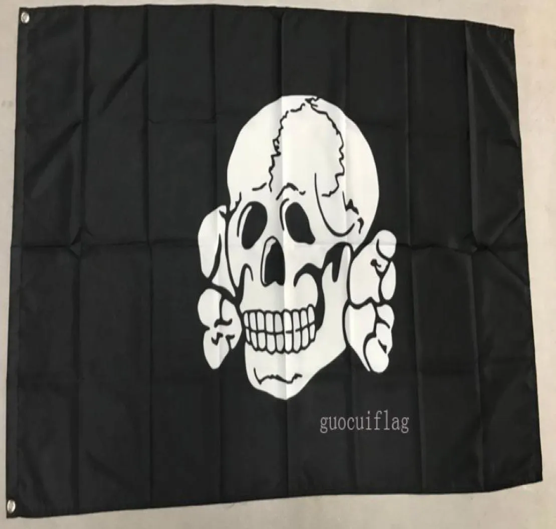 Good Flag Totenkopf Fahne Flags 3X5FT 100 PolyesterCanvas Head with Metal GrommetUsed Indoors or Outdoors9836905