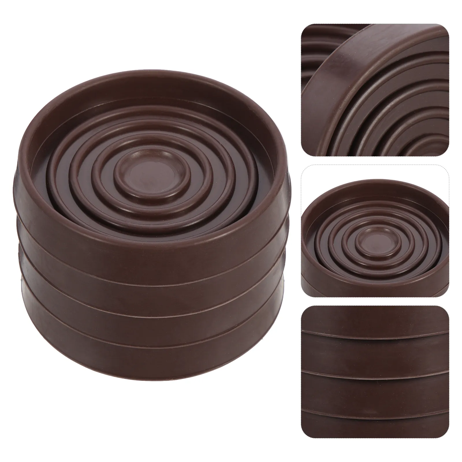 Rubber Furniture Coasters Uxcell 4pcs 2x2 In Rubber Furniture