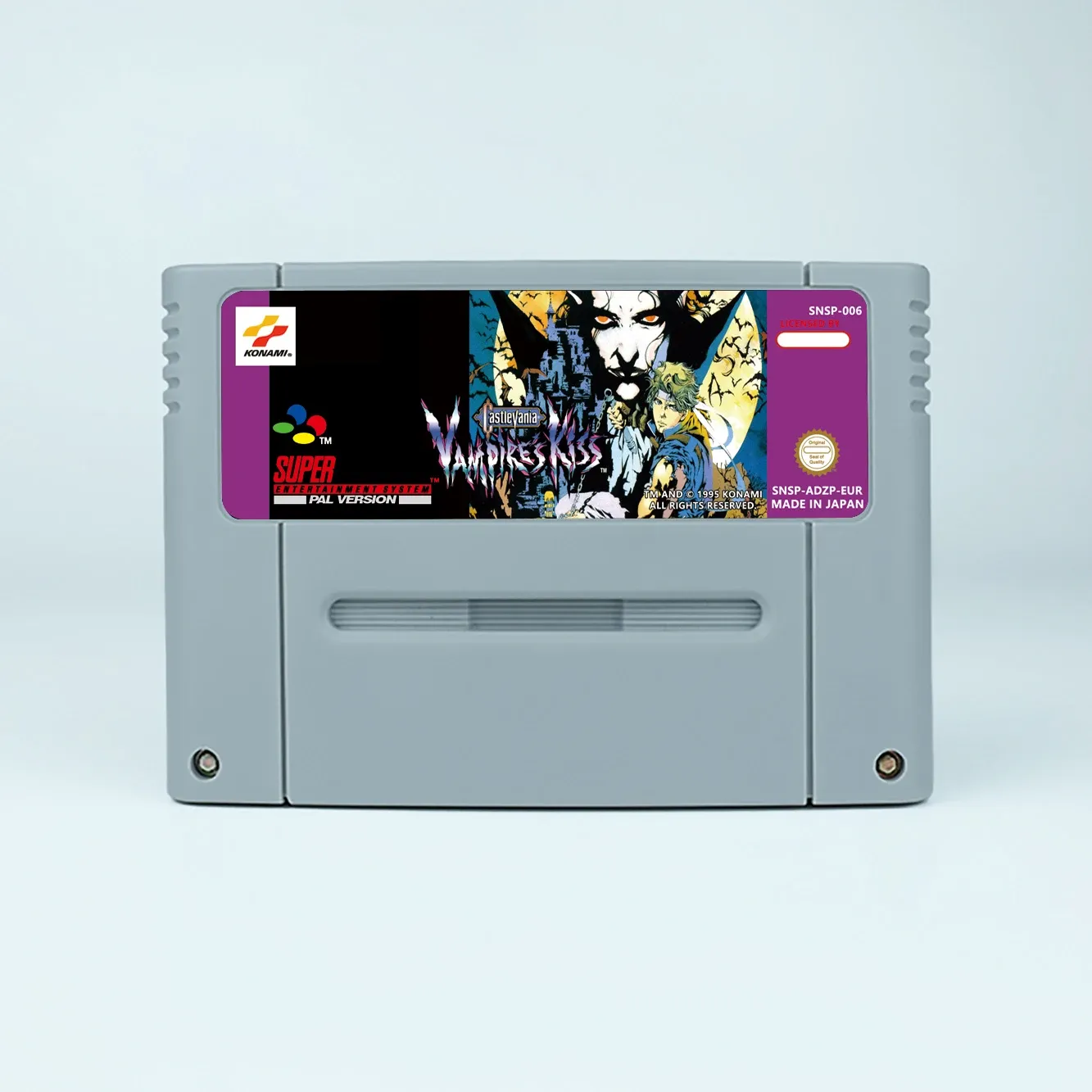 Accessoires Castlevania Dracula X Carte de jeu d'action pour SNES EUR PAL USA NTSC 16 bits Consoles de jeux vidéo Cartouche de jeu vidéo