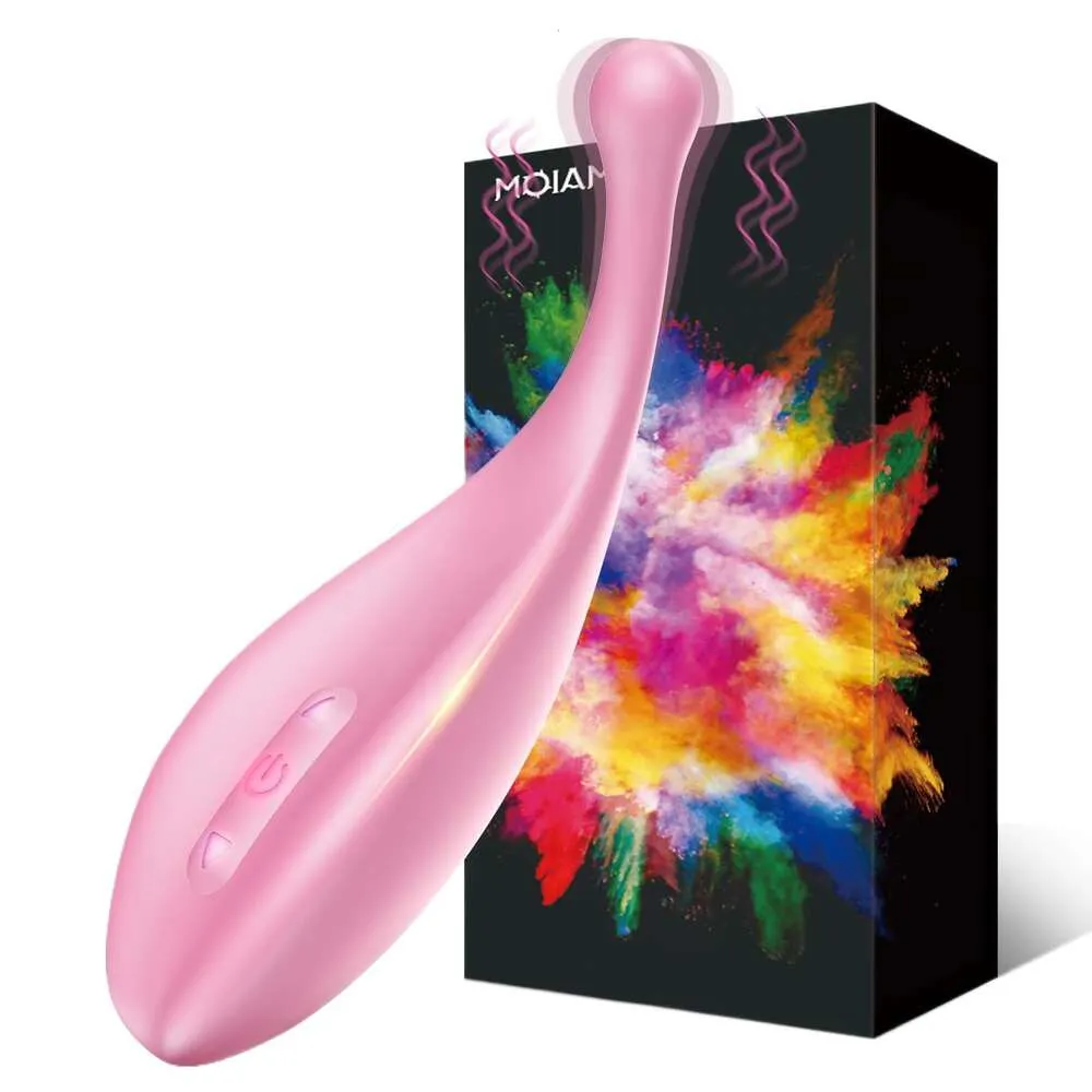 Clitoral Vibrator sexy Toy for Women, G spot Clit Nipple Stimulator Massager Mini Personal Vibe, Full Silicone Waterproof Anal B