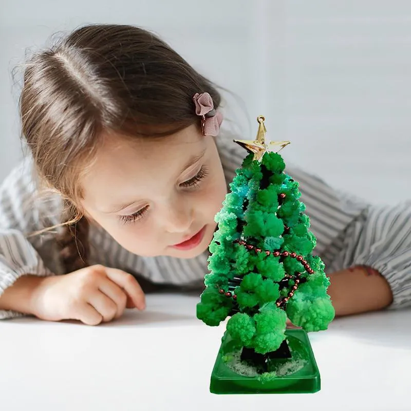 Magic Growing Christmas Tree Kit - 3 In 1 DIY Crystal Growing Science Toy For Kids