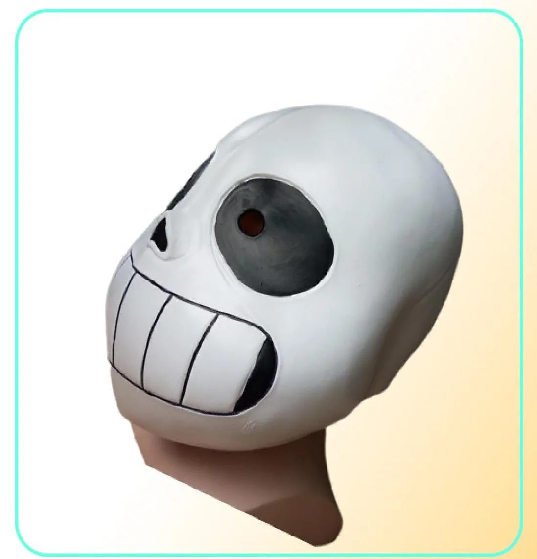 Latex full head latex sans maschera cosplay crany maschera hood masche Halloween kids per adulti undertale sans maschere casco maschera game abbigliamento p1693540