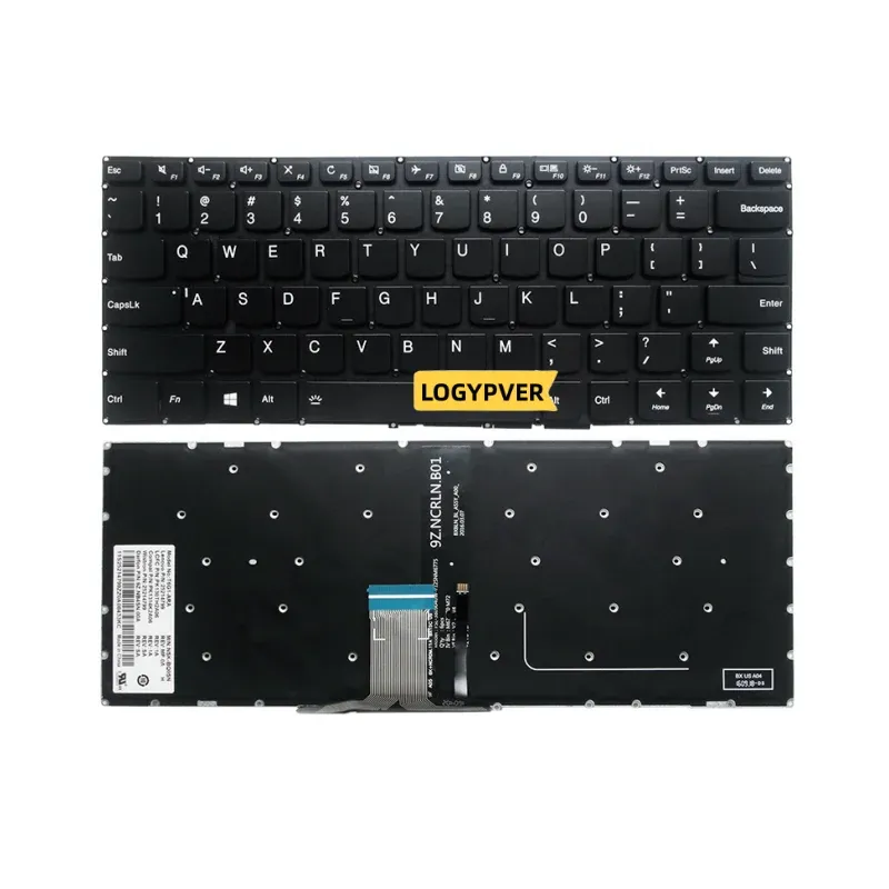 Tangentbordstangentbord för Lenovo Yoga 71014isk 71014IKB 71015IKB 71015isk 51014AST 51014IKB 51014ISK FLEX 414 710S14isk US English