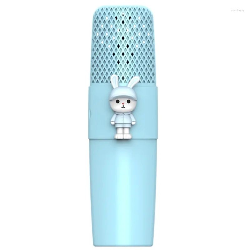 Microphones K9 Wireless Bluetooth Microphone 360 Stéréo haut-parleur pour enfants karaoké chant le micro avec voix magique