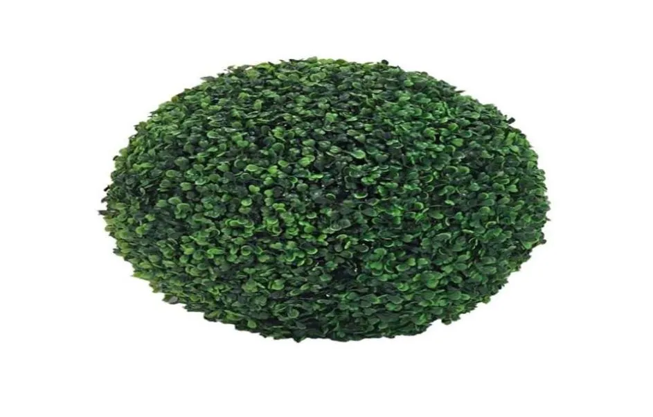 Decorative Flowers Wreaths 2840cm Artificial Plant Topiary Ball Faux Boxwood Balls For Backyard balcony garden wedding Decor 387745901393