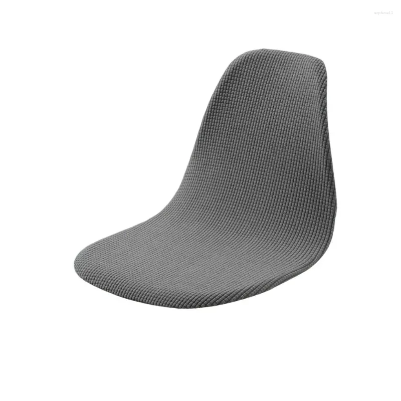 Stoelhoezen 1/2/3 Elastische dekking Antidirty soepele stoelbeschermer Verwijderbare Slipcover Case Keuken Restaurant Leveringen Dark Gray