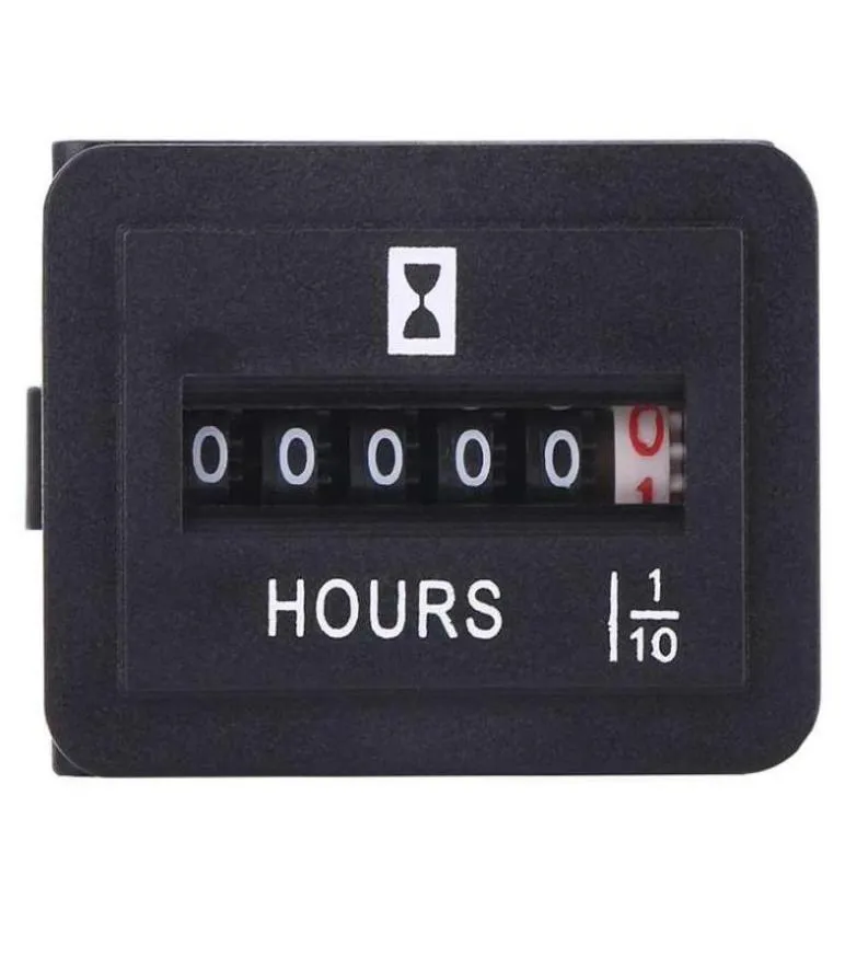 Timers DC 680V Mechanical Hour Meter Gauge For Diesel Gasoline Engine Generator Motor Boat9109177