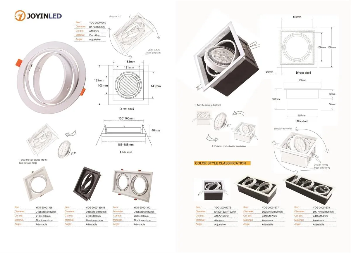 Downlights LED Frame Round Fixture Lighting... From Ddmyperfect, $127. ...