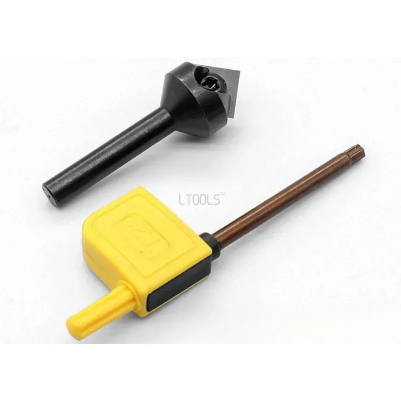 Industrial Grade V Shaped 90° Milling Cutters 6.35mm Woodworking Alloy ...
