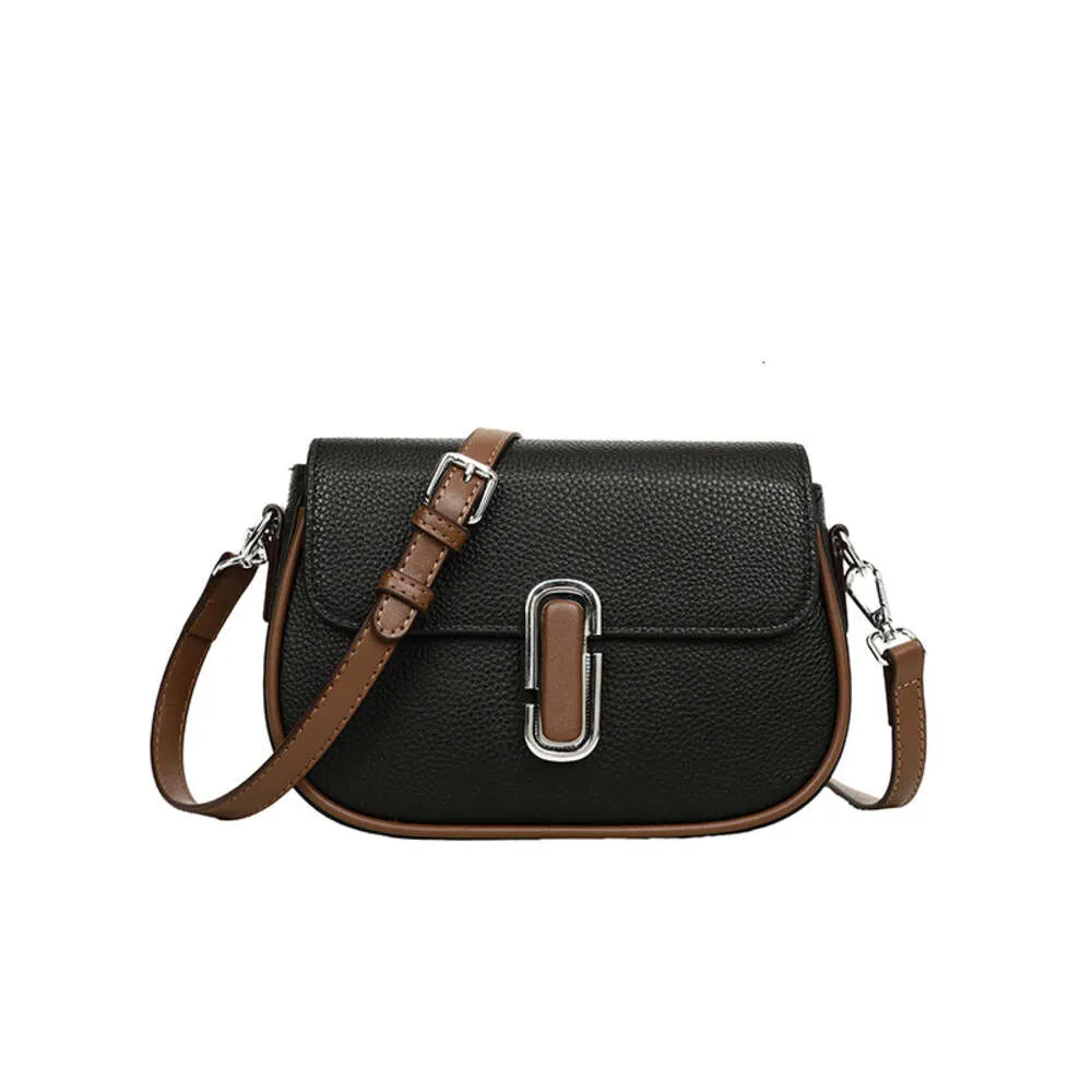 Handtasontwerper 50% Korting op Hot Brand Women's Bags Leather Bag voor vrouwen in nieuwe trendy schouder en veelzijdige eenvoudige dames