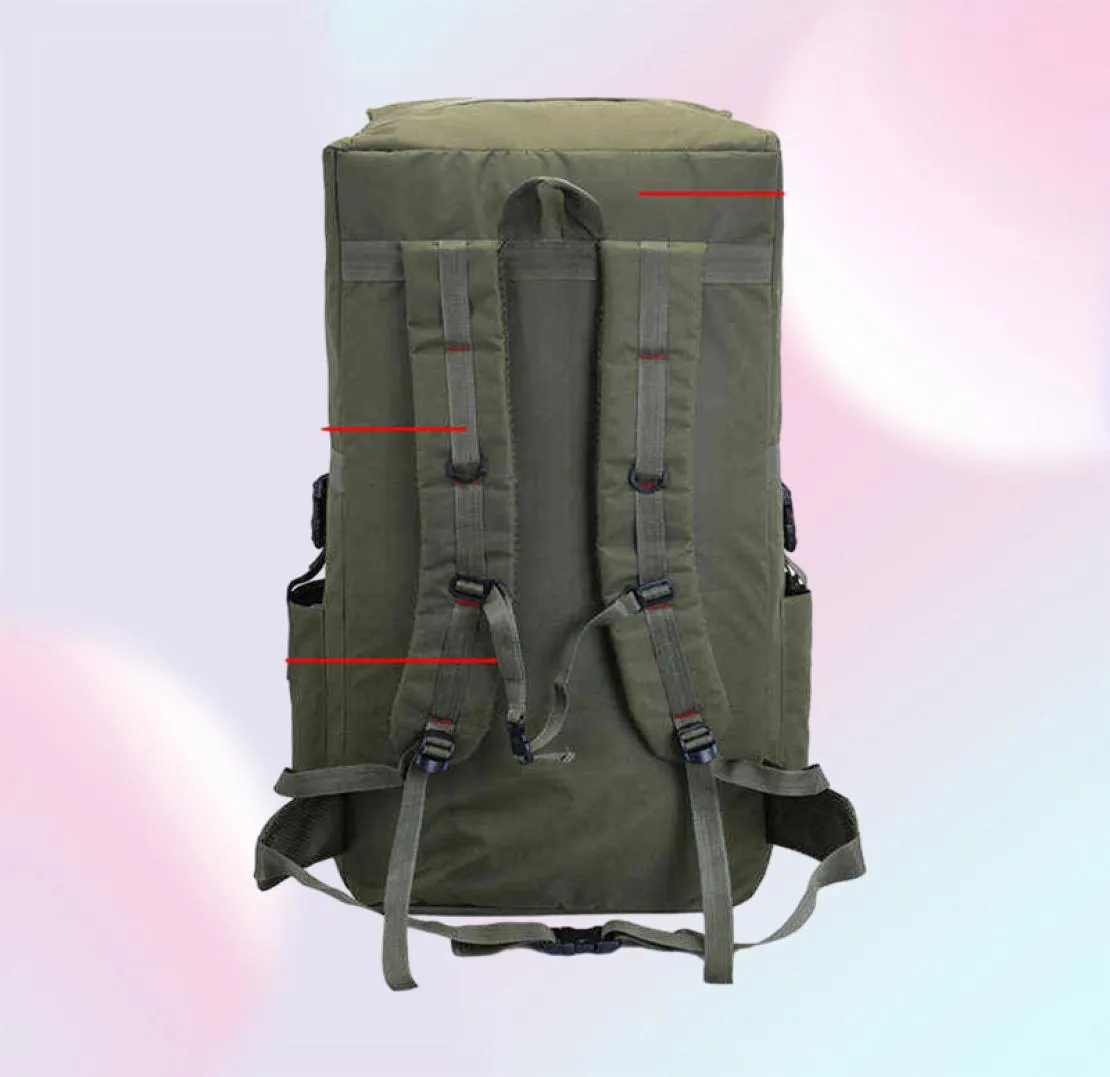 110L 130L MEN MEN HIKING BACPACK Backpack Backing Grace Outdoor Climbing Travel Travel Rucksack Tactical S Luggage XA860WA 2201211736866