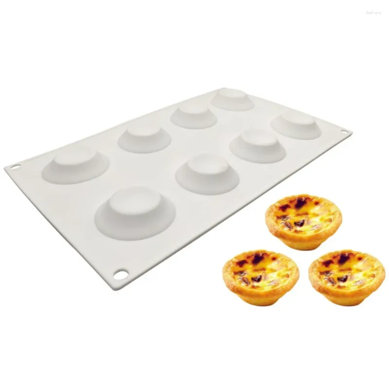 Bakning Mögel 6 Havitetskombination Cake Silicone Mögel TART Mögel Pastry Bakeware Mousse Dessert Decorating Tray Tool Tool Tool