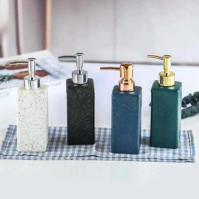 Vloeibare zeepdispenser 350 ml voor dispensers badkameraccessoires stelt Noordse stijl shampoo douche container flesconditioner