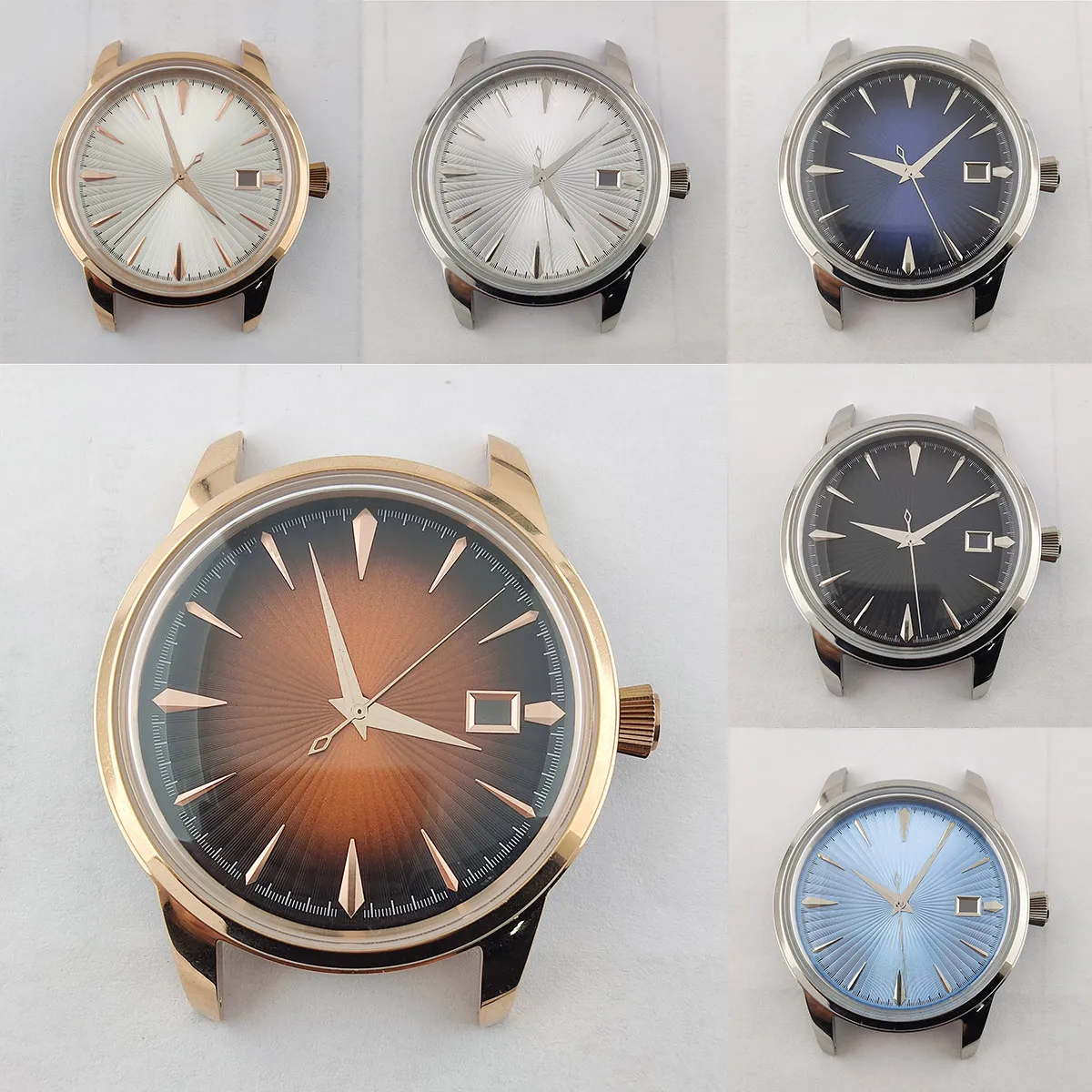 40mm Stainless Steel Watch Case for NH35 NH38 Automatic Movement