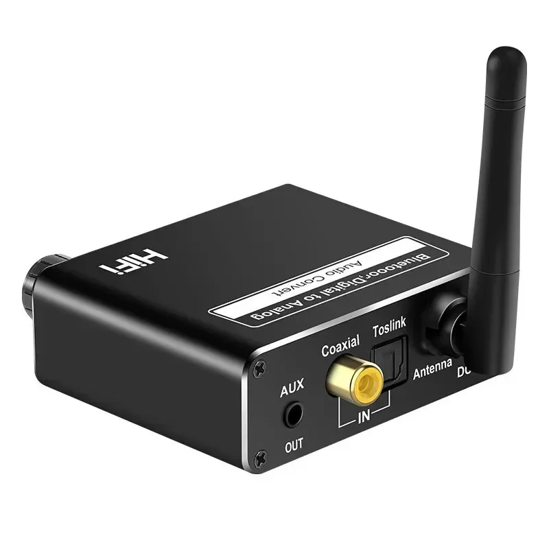 Bluetooth 5.0 Audio -zenderontvanger APTX HD LL Lage latentie CSR8675 Wireless Adapter RCA SPDIF 3,5 mm Aux -aansluiting voor tv -pc -auto