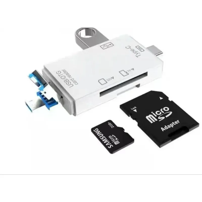 2024 Lecteur de carte USB 3.0 Type C à SD Micro TF SD Adaptateur pour les accessoires pour ordinateur portable OTG Cardreder Smart Memory SD pour les accessoires d'ordinateur