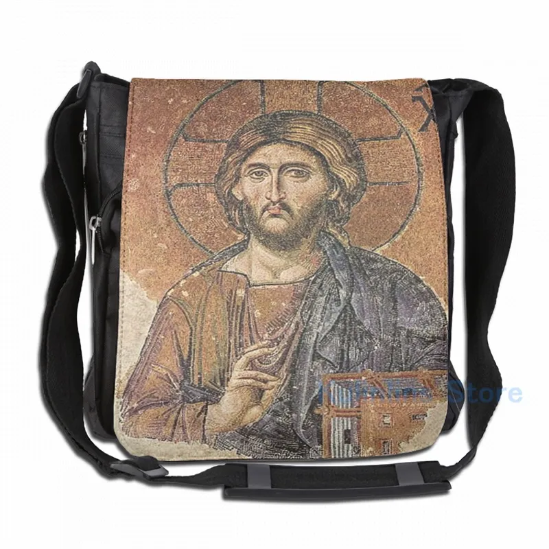 Funny Graphic Print Christ Pantocrator Deesis Mosaic Detail