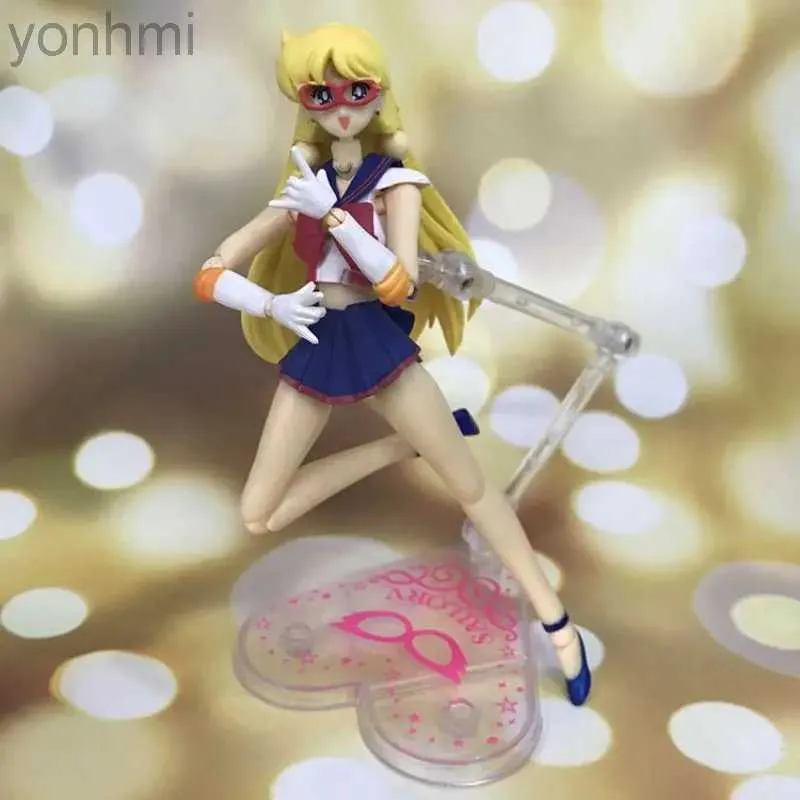 MANGA ANIME Figure d'anime Sailor Moon Tsukino USAGI Figure éternelle Tiare PVC Ornements de collecte de poupées