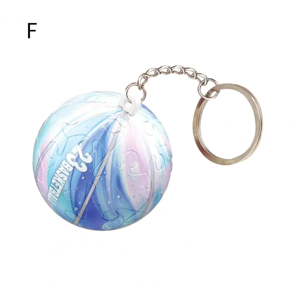 Llavero De La Cadena De Pelota: Keychain De Pelota De Rompecabezas