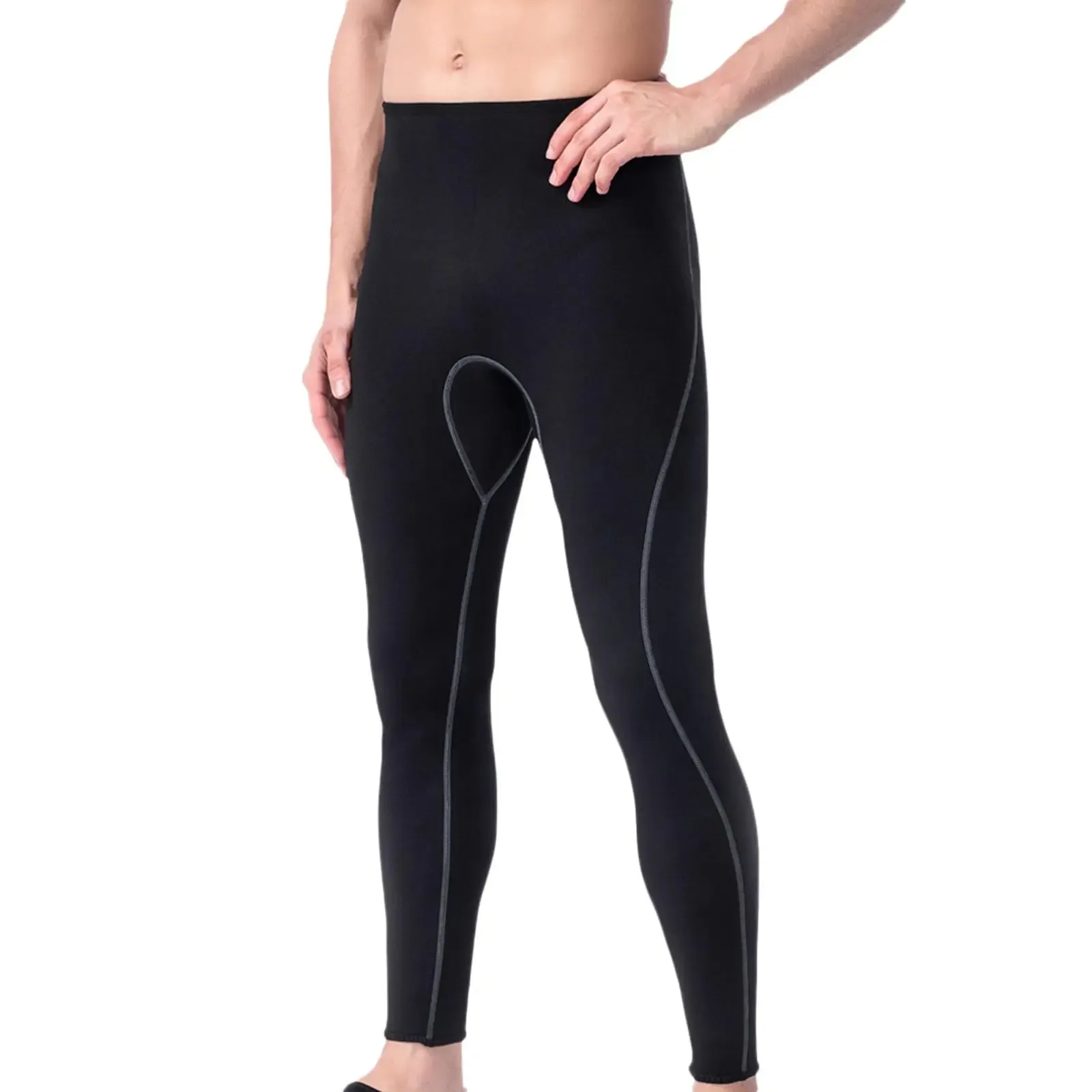 Passar män 3mm super stretch neopren våtdräkt byxor surf dyk dyk snorkling leggings varma byxor vattensporter simning tights tights