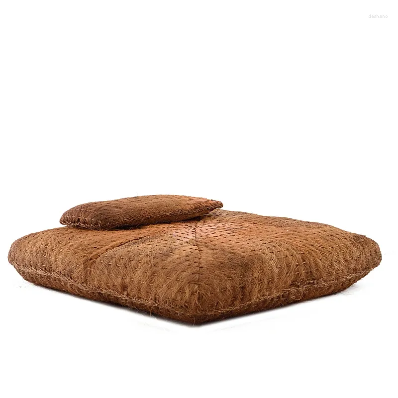 Pillow Deluxe ręcznie robiony zestaw medytacji Zafu i Zabuton Square 60 cm japoński styl podłogi Tatami Mat Joga siedzisko jogi