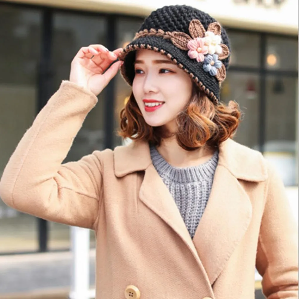 Stylish Woolen Hats PALAY® Turban Cap Winter Cap For Women Woolen