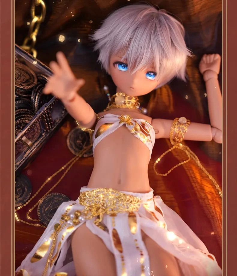 imomodoll 咪咪犬ボディ チョコレート肌 男の子ドール ボディ Imomodoll 1/4男の子ドールボディ MimiDog body 2.0Ver 咪咪犬ボ